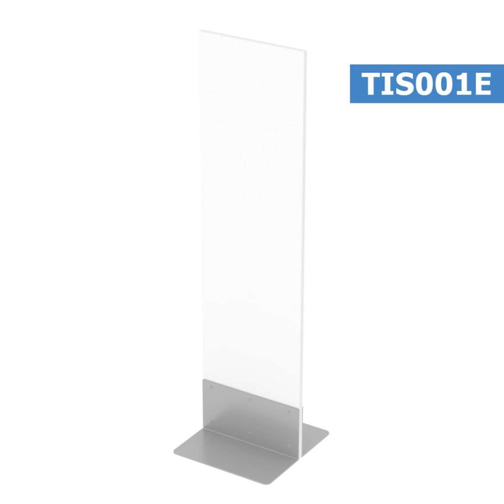 Totem linea SLIM-ECO con base a T 420 mm bifacciale - TIS001E