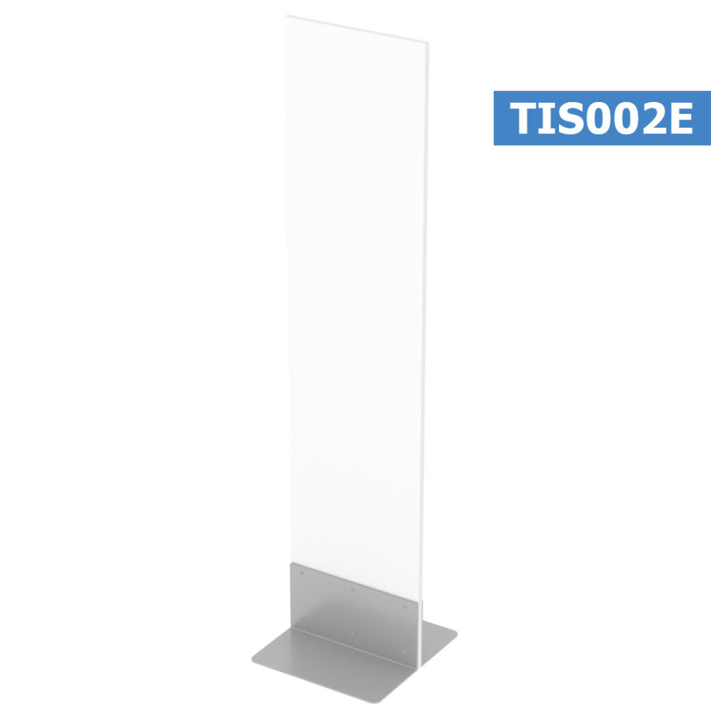 Totem linea SLIM-ECO con base a T 420 mm bifacciale - TIS002E