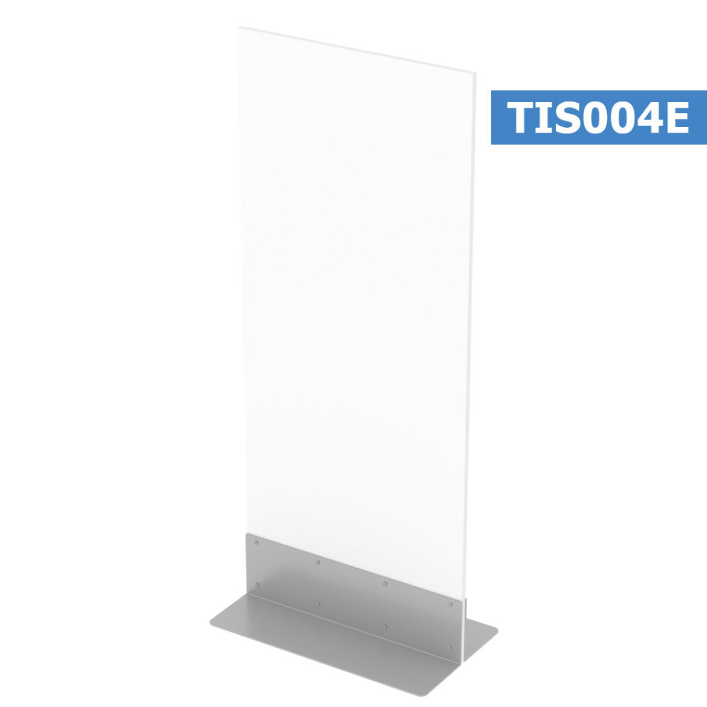 Totem linea SLIM-ECO con base a T 420 mm bifacciale - TIS004E