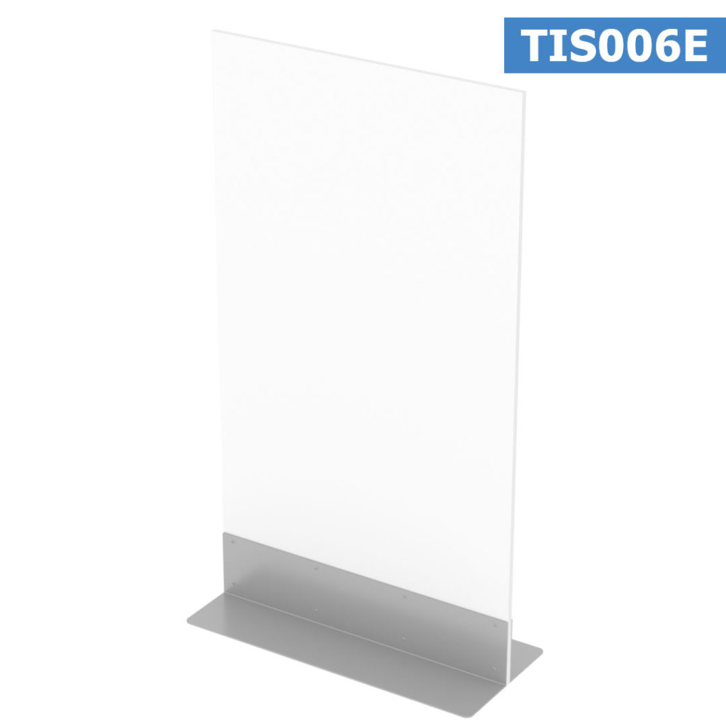 Totem linea SLIM-ECO con base a T 420 mm bifacciale - TIS006E