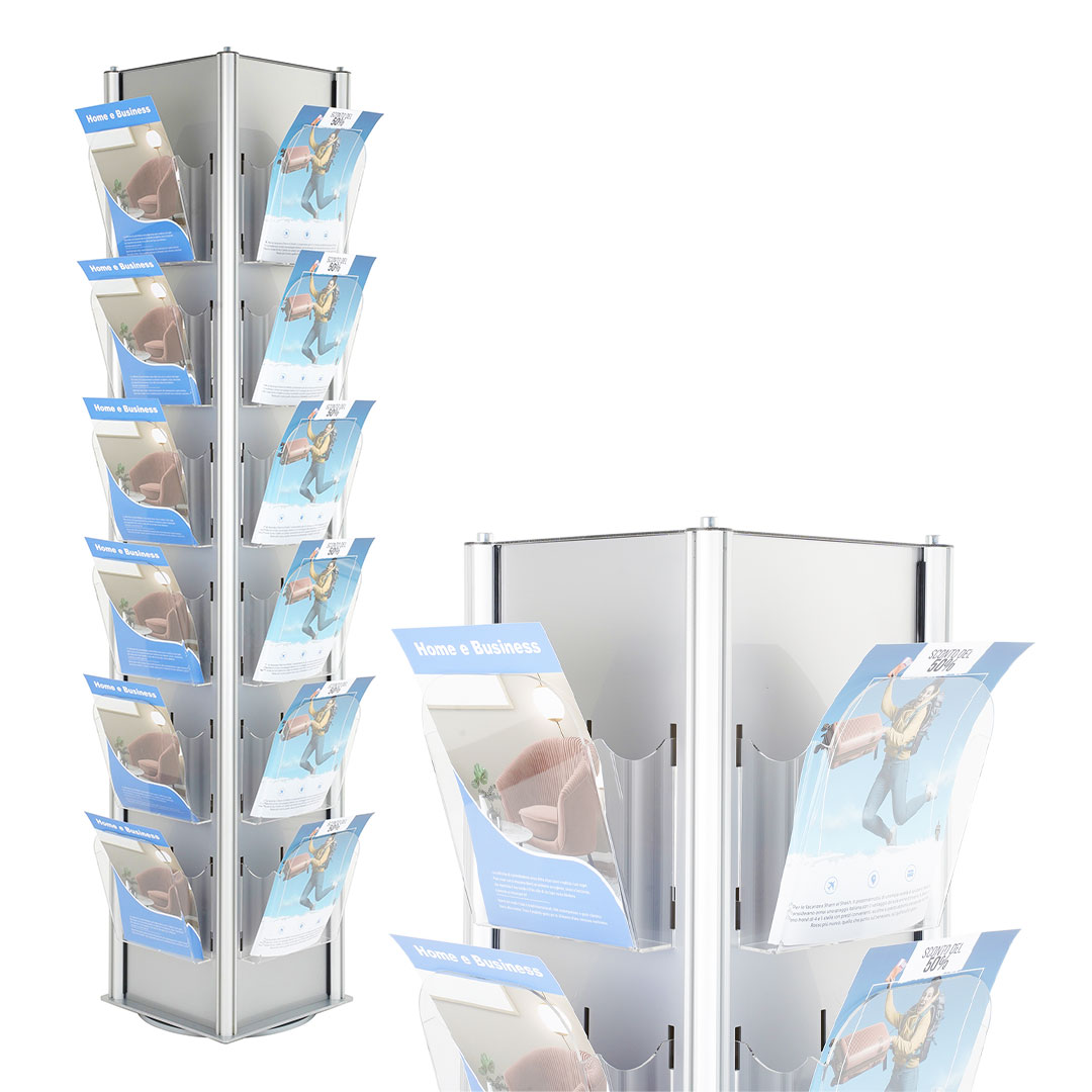 Espositore Plexiglass Parete Per A3 Orizzontale - Porta Avvisi, Depliant, Prezzi 42x30cm - Foto 10