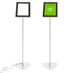 Espositore Luminoso a Leggio da Terra A4