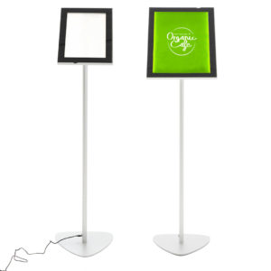 Leggio Espositore Luminoso da Terra