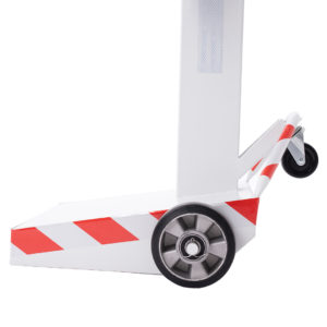 Carrello con Nastro Segnapercorso per Apron Aeroportuale con ruote