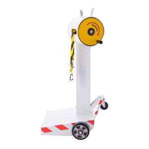 Carrello con Nastro Segnapercorso per con ruote