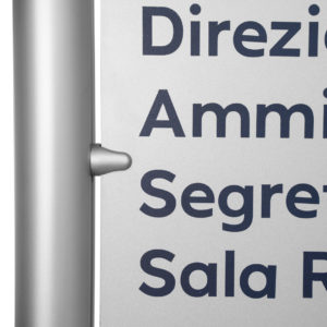 Totem direzionale da interno bifacciale