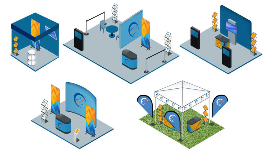 idee per allestire stand fiera