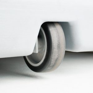 cavalletto pubblicitario trasportabile con ruote