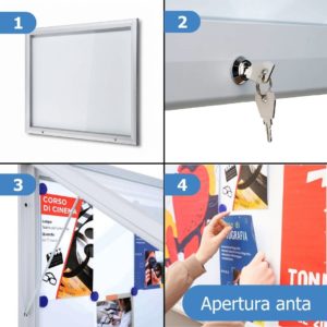 Istruzioni apertura bacheca