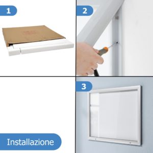 Istruzioni di installazione bacheca