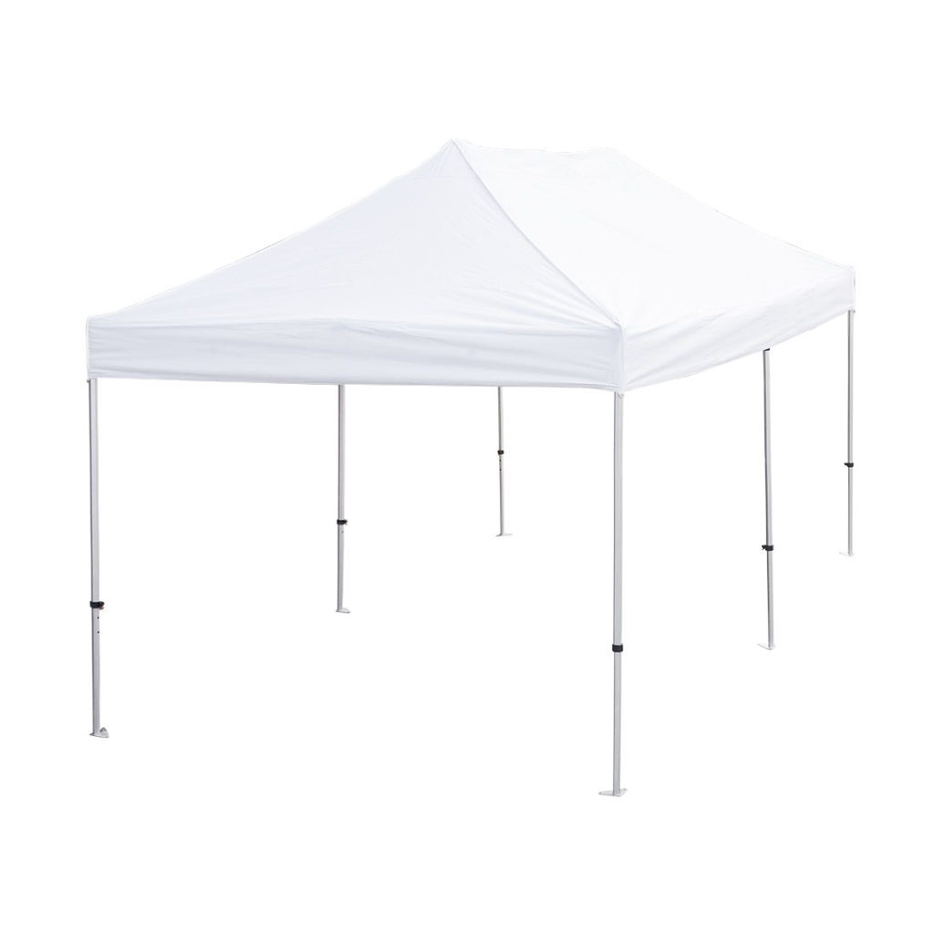 gazebo con telo bianco 3x6 metri