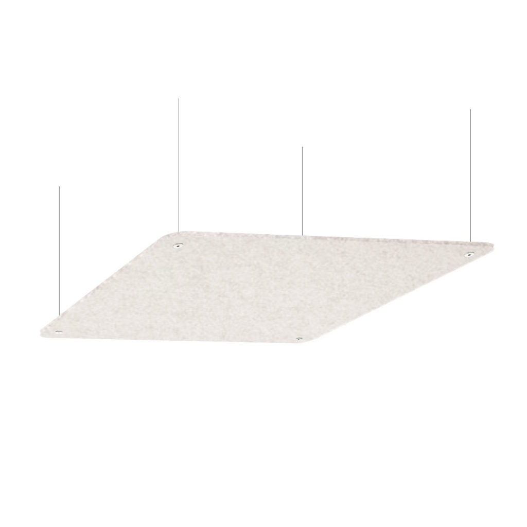 pannello fonoassorbente da soffitto beige