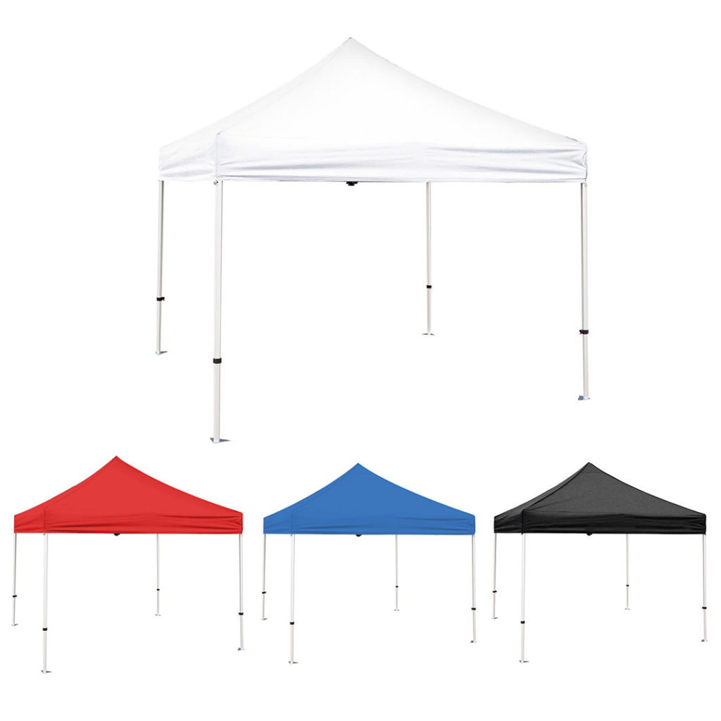 gazebo in alluminio con telo colorato