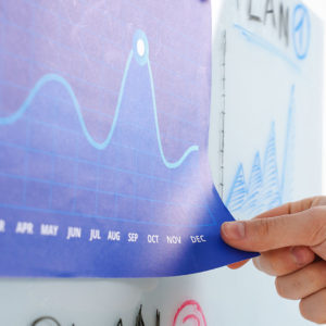 lavagna in vetro da parete magnetica grafica intercambiabile