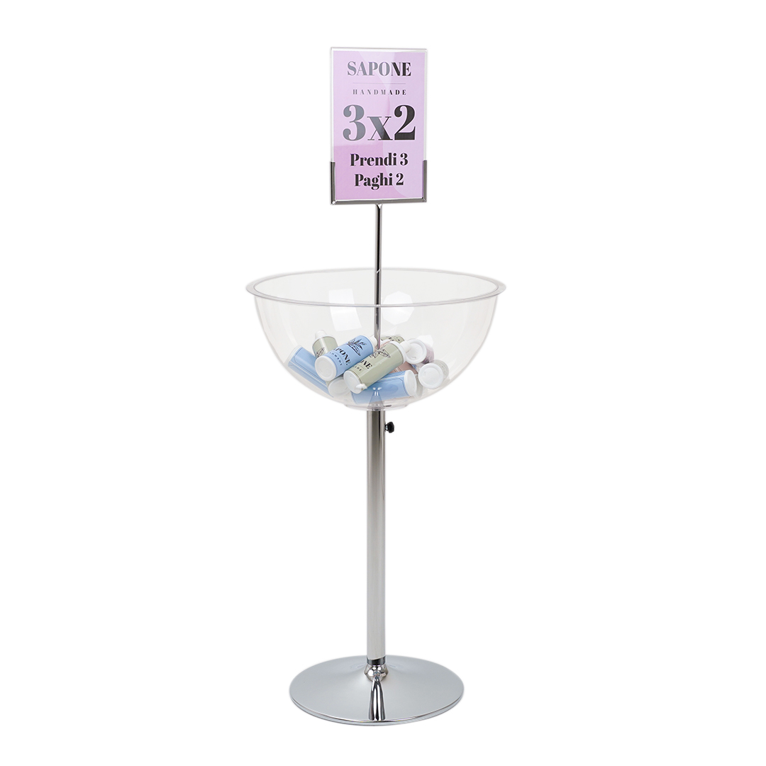 Bancarella Espositiva Per Farmacia - Con 2 Semisfere Da 38 E 48 Cm, Montaggio Semplice - Foto 9