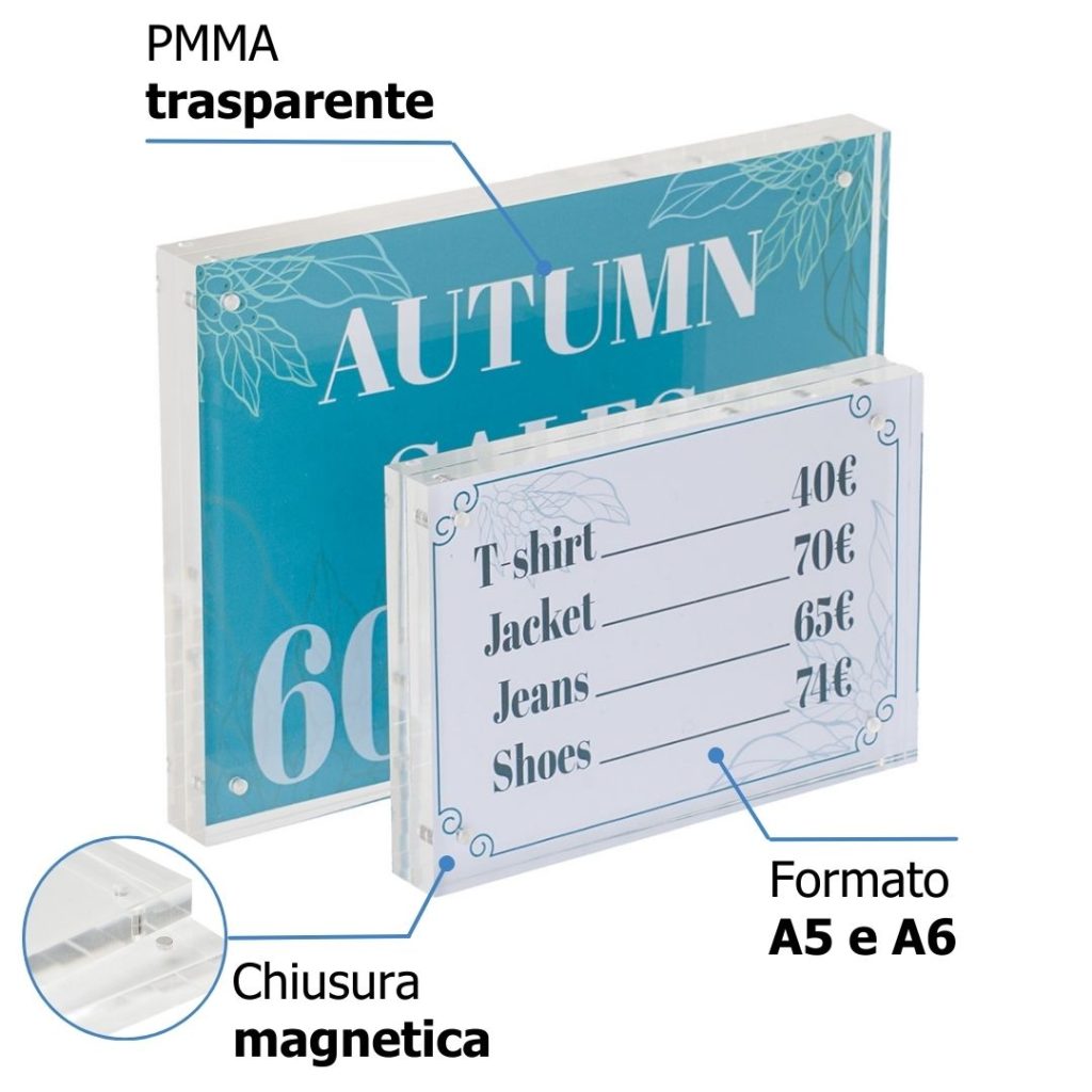portaprezzi magnetico