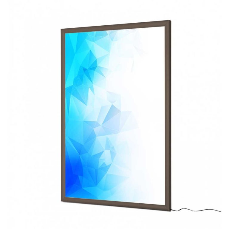 cornice bifacciale a led