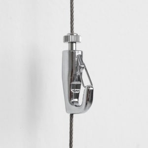 gancio regolabile per cavetto