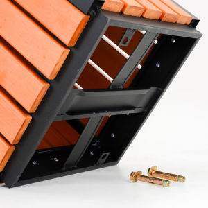 cestino per arredo urbano tassellabile