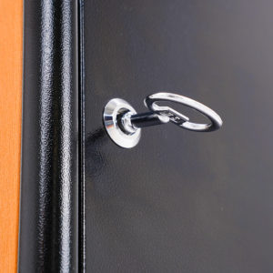 cestino da esterno con serratura