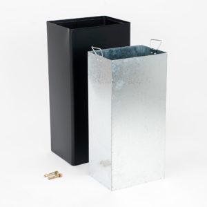 cestino per la raccolta differenziata con bidone rimovibile