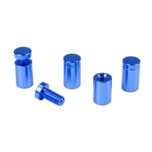 distanziali per targhe blu lucido