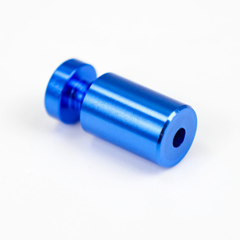 distanziale in alluminio con vite