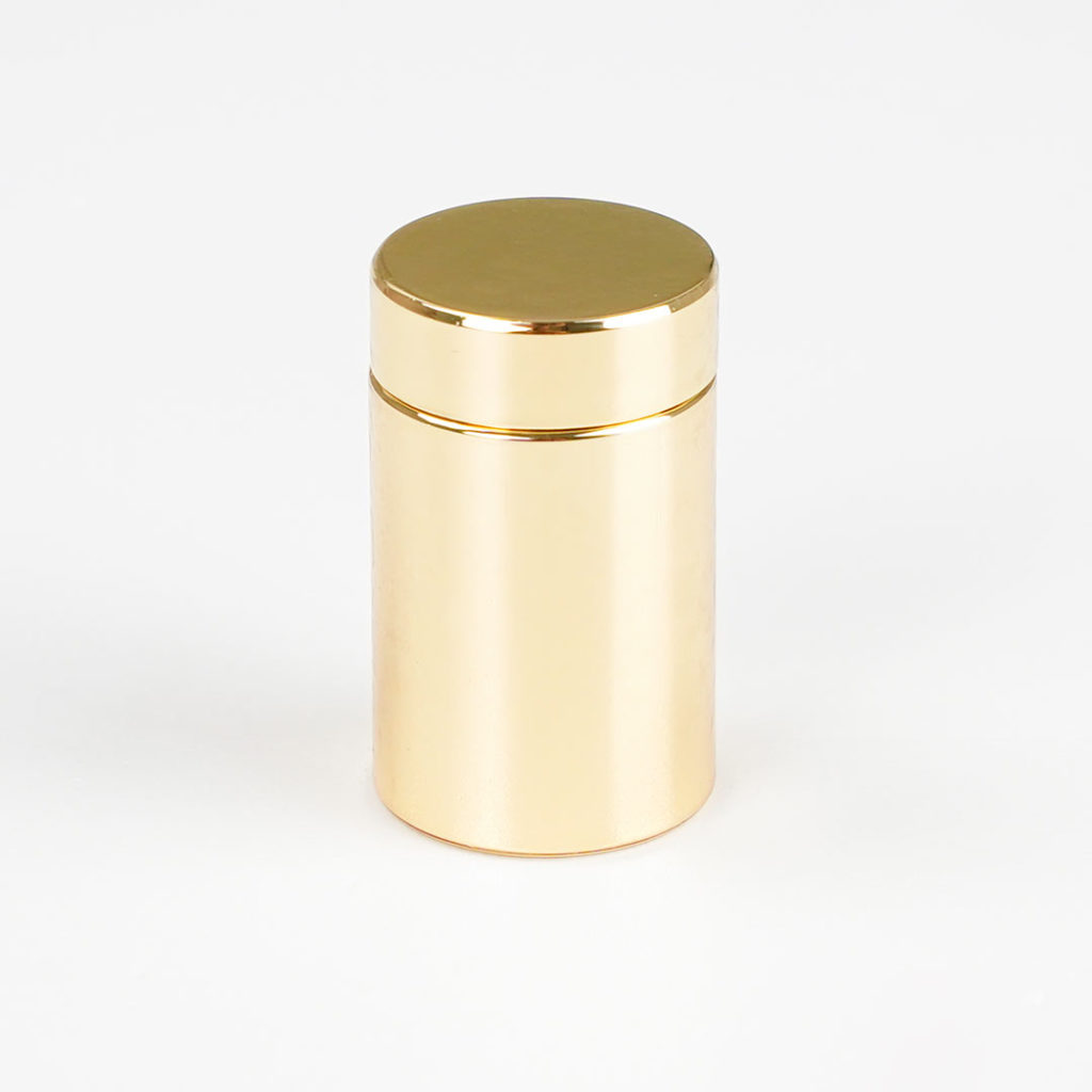 distanziatore in ottone oro lucido