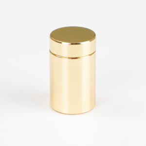 distanziatore in ottone oro lucido