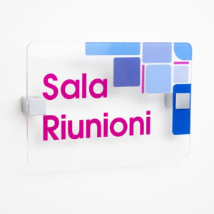 distanziali per targhe da parete in alluminio