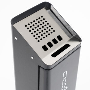 posacenere con griglia spegnisigaretta