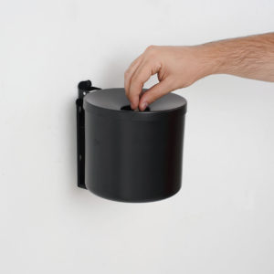 posacenere a muro piccolo