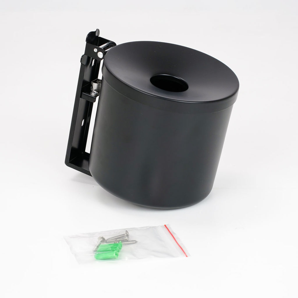 posacenere da appendere a muro con kit fissaggio incluso