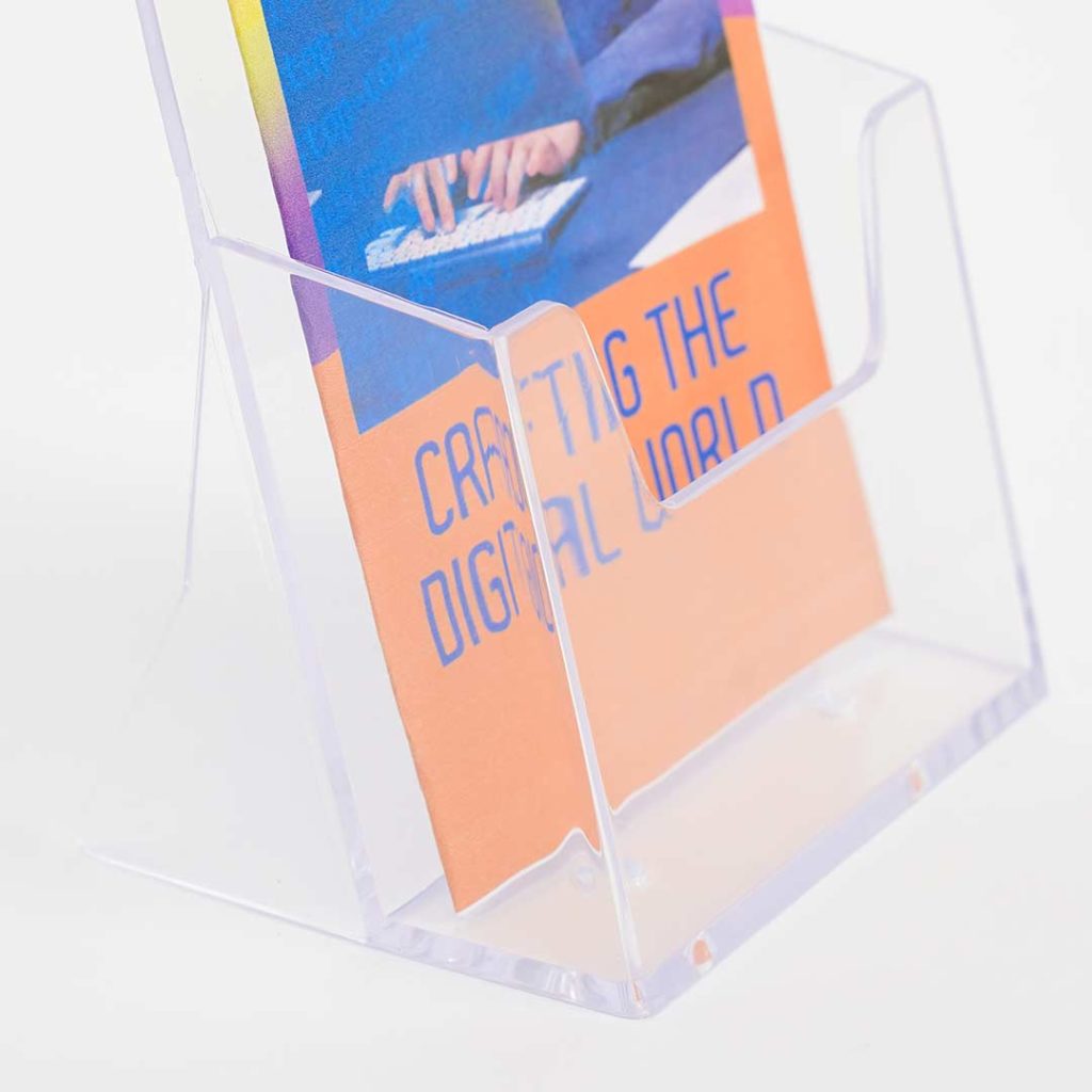 dettaglio base porta volantini 1/3 a4