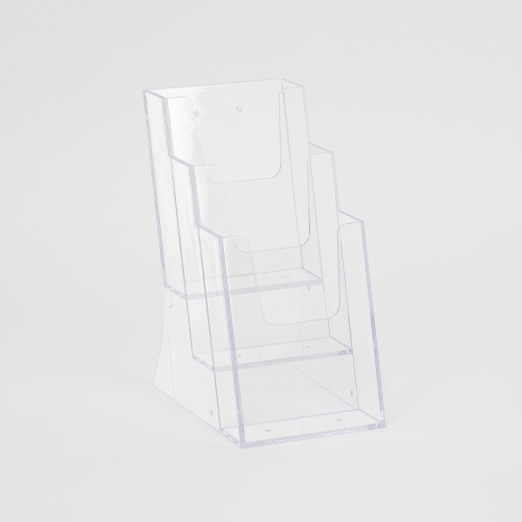 portadepliant da banco in acrilico