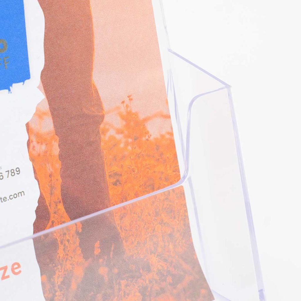 porta depliant da banco ad una tasca