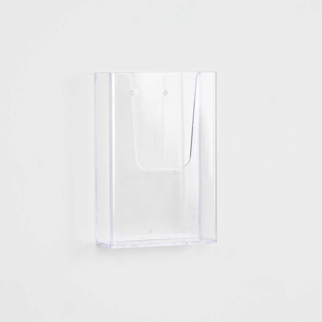 espositore portadepliant in acrilico trasparente