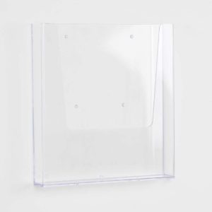 portadepliant da parete in acrilico