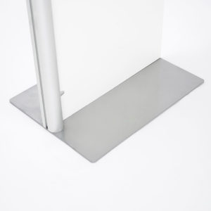 base rettangolare in metallo