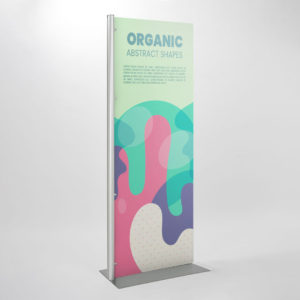 totem pubblicitario personalizzato larghezza 70cm