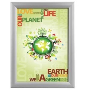 cornice pubblicitaria a scatto per esterno