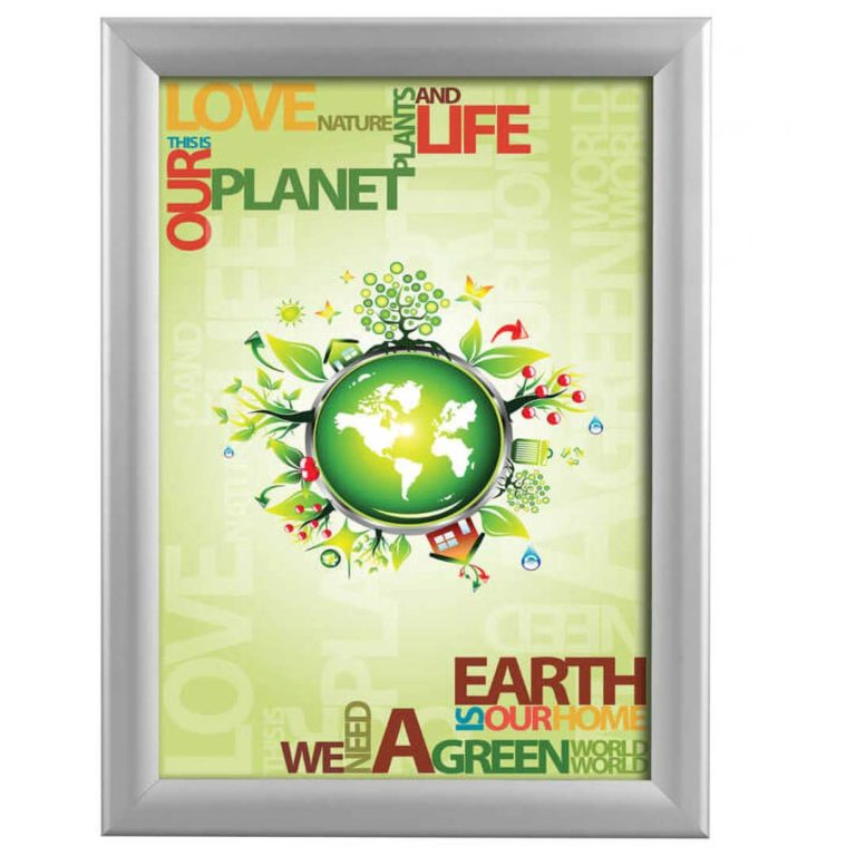 cornice pubblicitaria a scatto per esterno