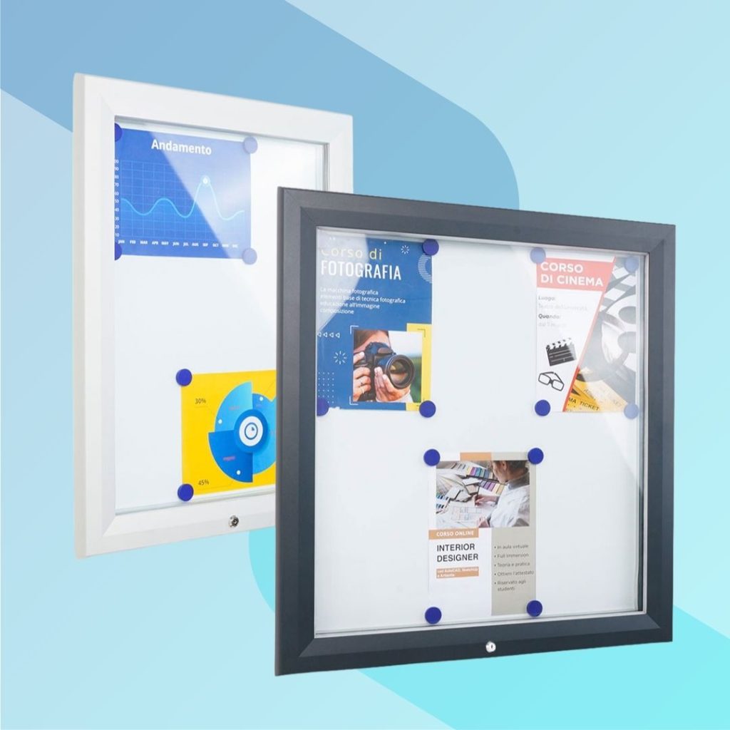 bacheche da esterno in alluminio