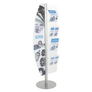 Espositore porta depliant con 4 tasche A4 - serie ALMA