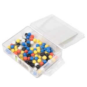 Kit 100 spilli colorati fermafogli per lavagne