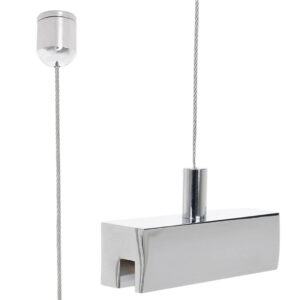 Distanziale da soffitto per targhe sp. max 8mm - Linea SIGN CLAMP