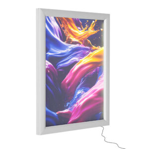Cornice a scatto per interno retroilluminata a LED