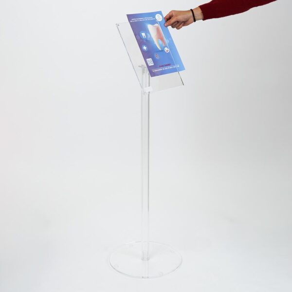 LGG01-leggio-in-plexi-autoportante-con-grafica-intercambiabile