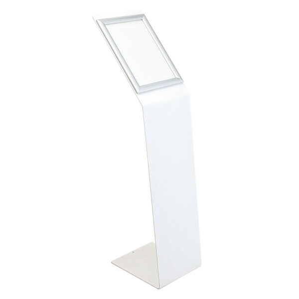 LGG17-MB-leggio-in-metallo-bianco-cornice-a-scatto-bianco