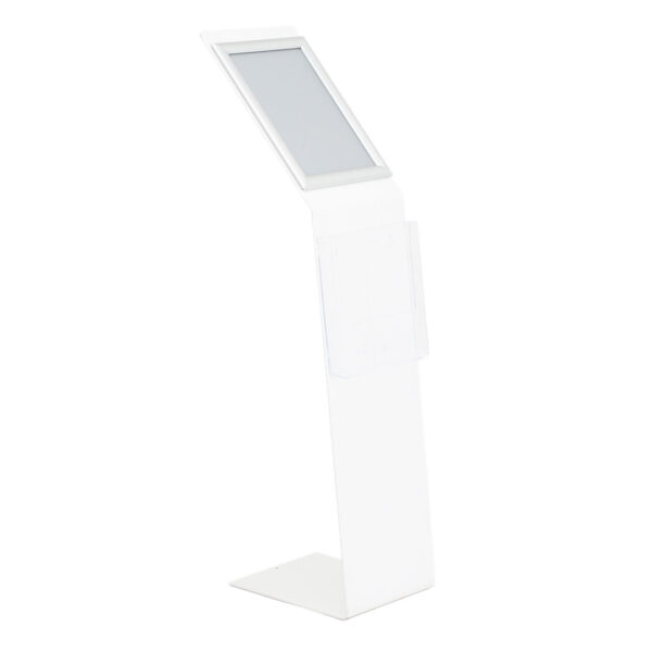 LGG18-P-MB-leggio-bianco-da-terra-con-cornice-a-scatto-a4-
